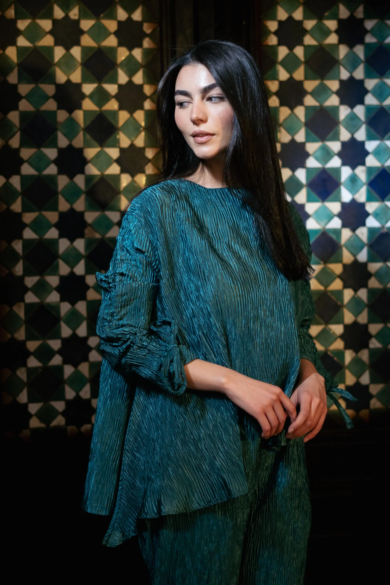 Emerald Plissé - Image 2