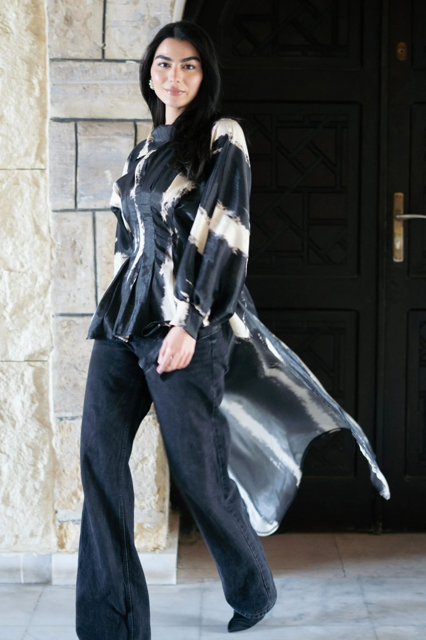 Tie Dye Shimmer Blouse - Image 5