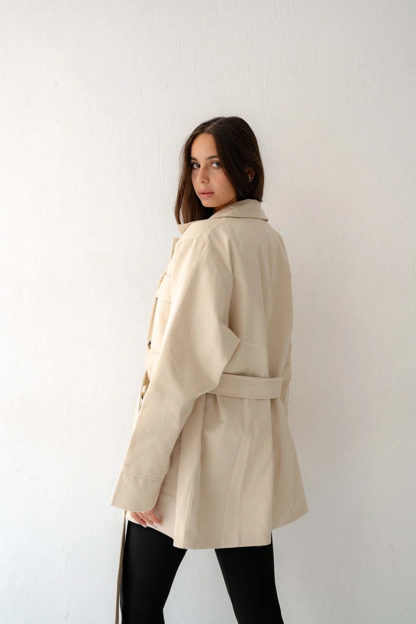 Cargo cream jacket - Image 3