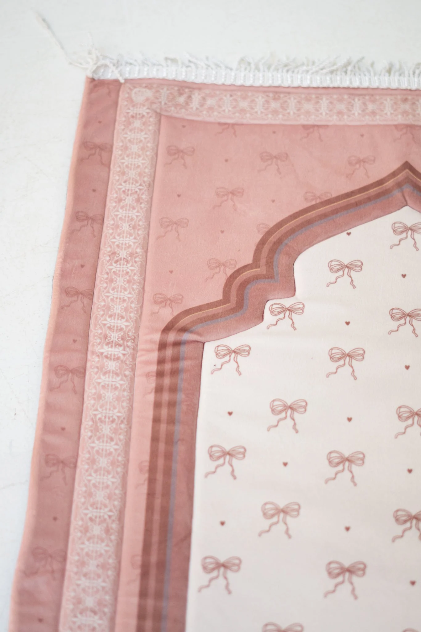 Beige Bows Rug