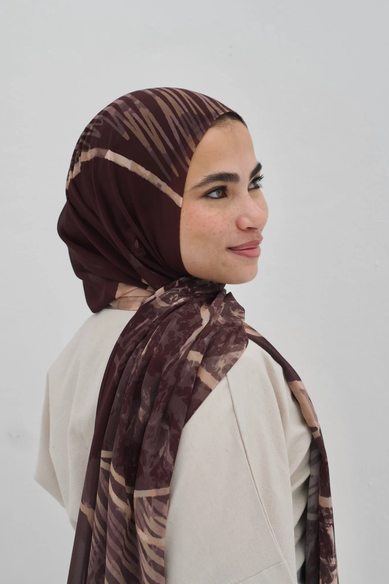 Brown Diva chiffon - Image 5