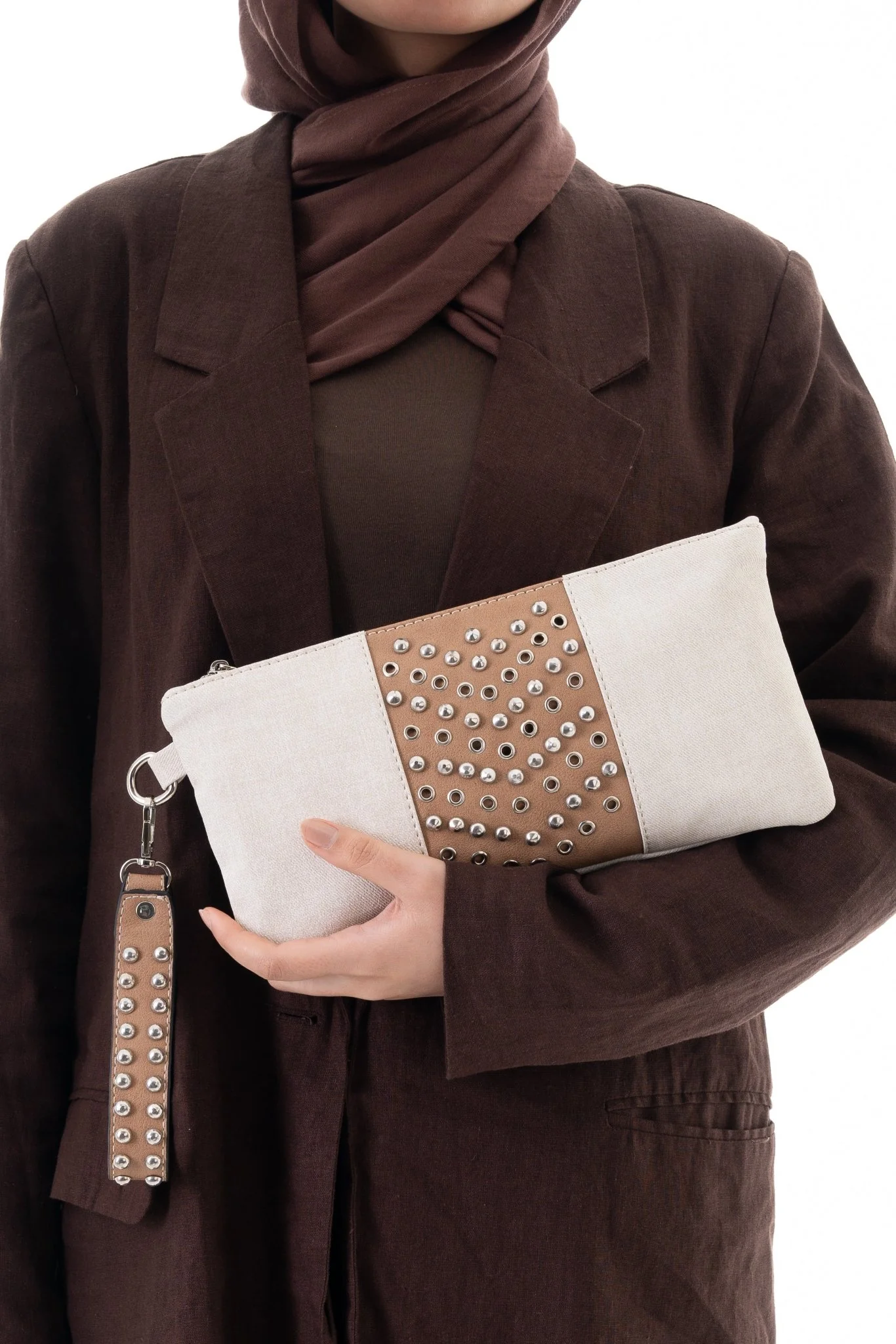 Carey Studded Clutch - Image 4