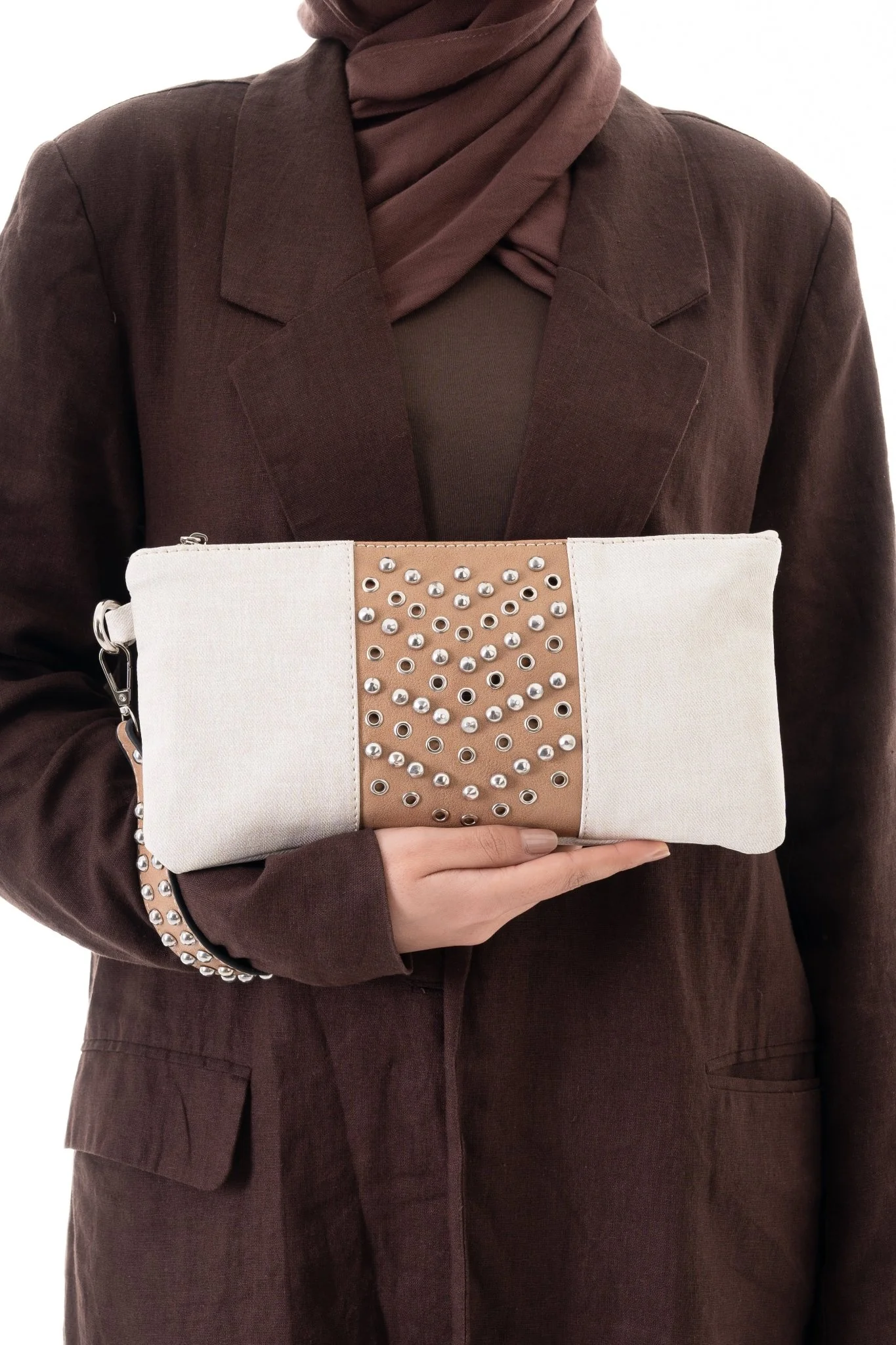 Carey Studded Clutch - Image 5