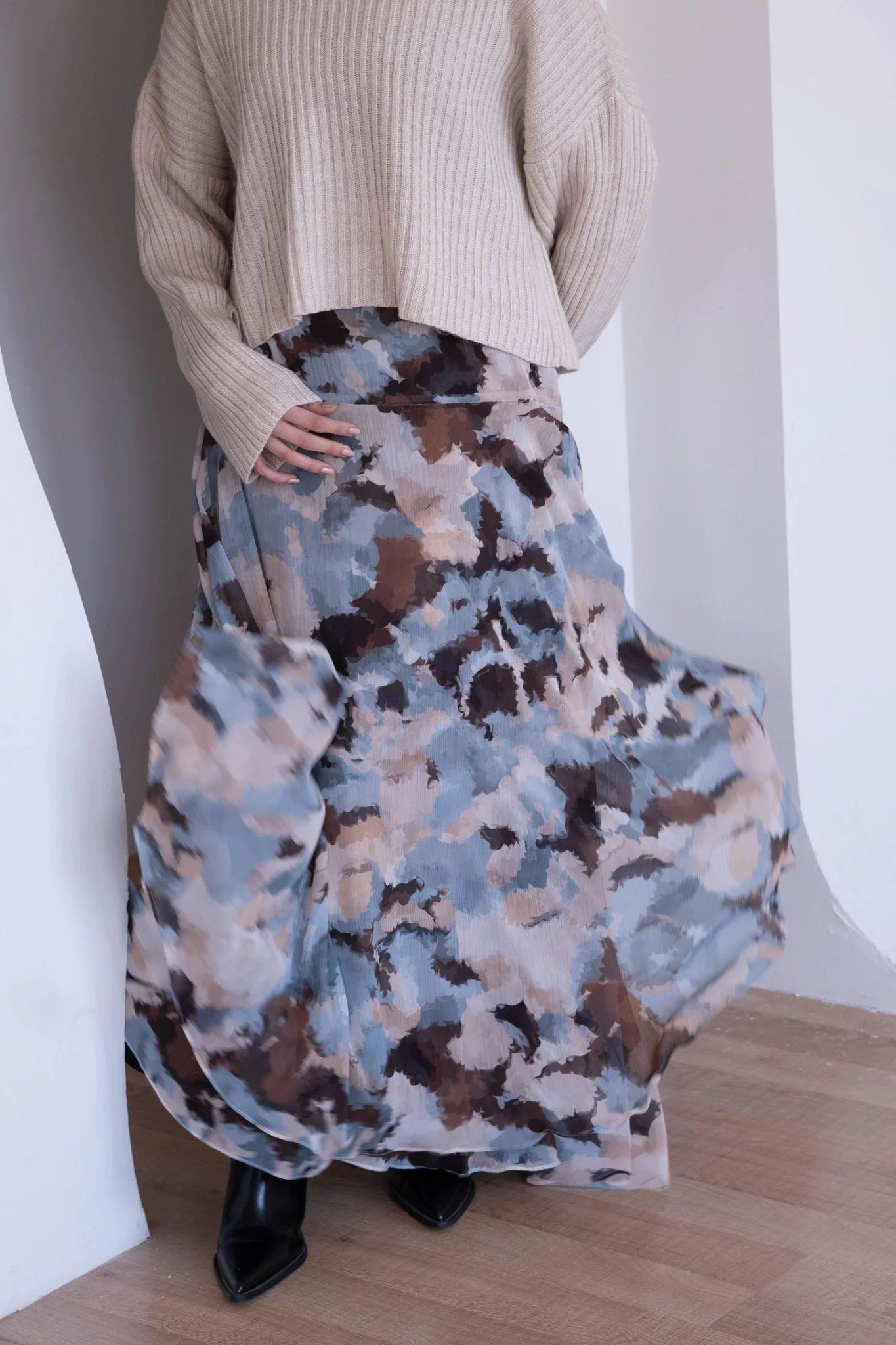 Cornelia Chiffon Skirt - Image 3