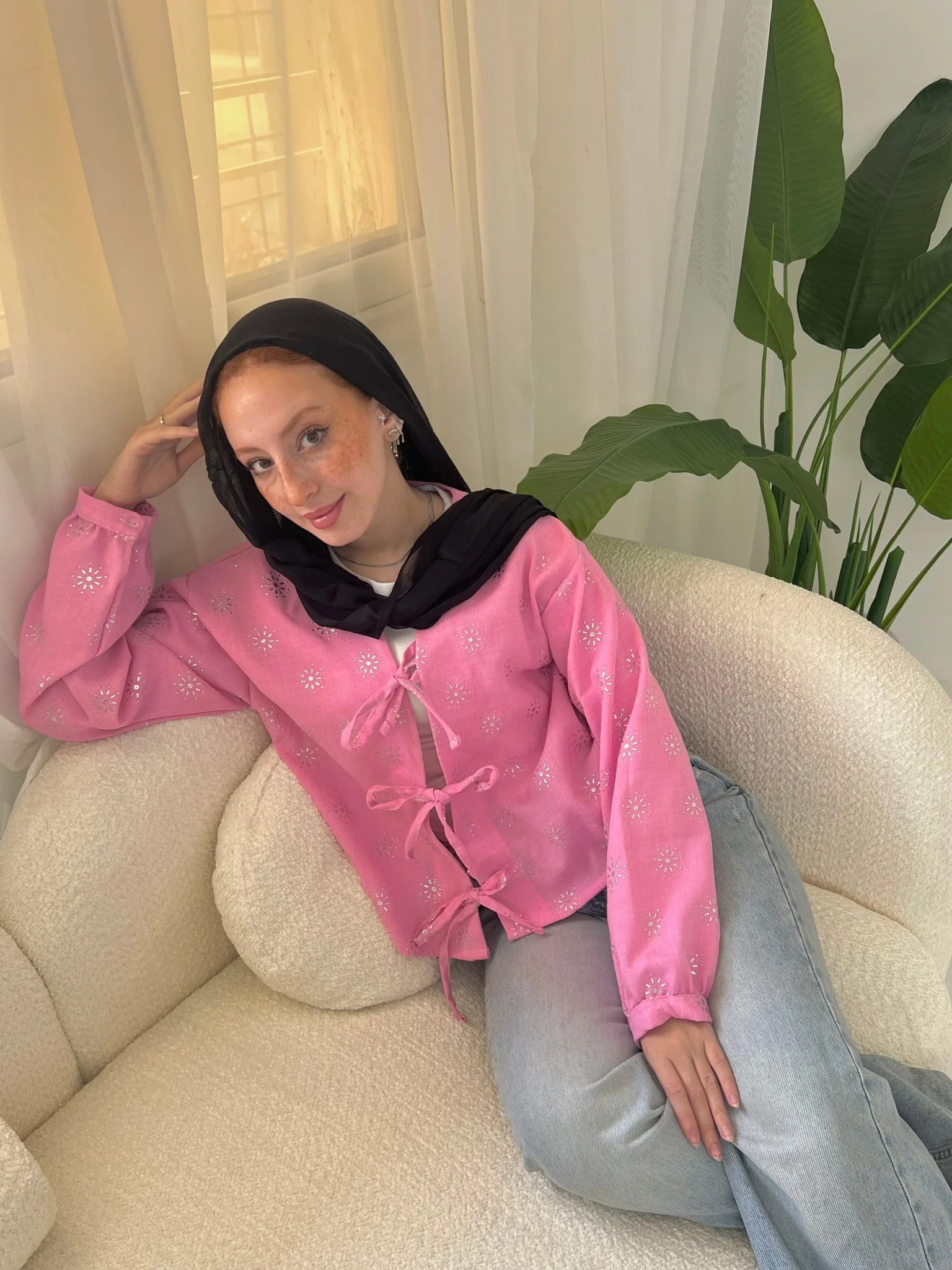 Fay blouse in pink - Image 2