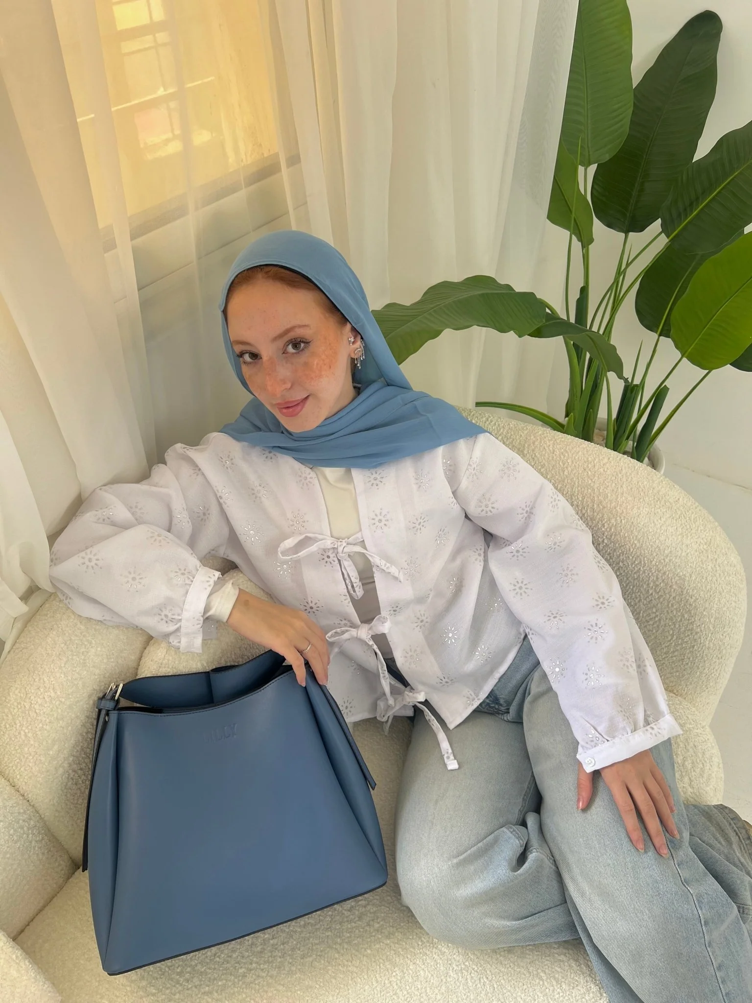 Fay blouse in white - Image 2