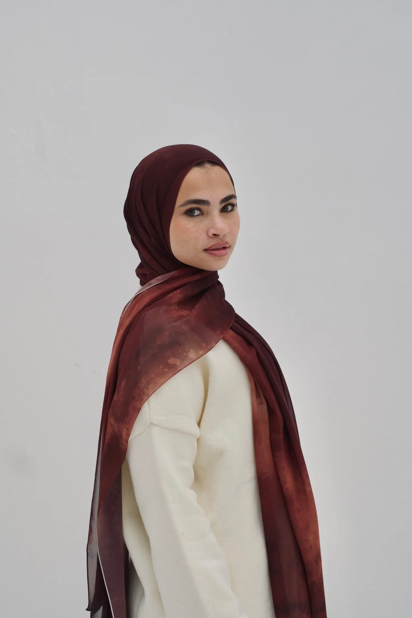 Juliette chiffon scarf - Image 4