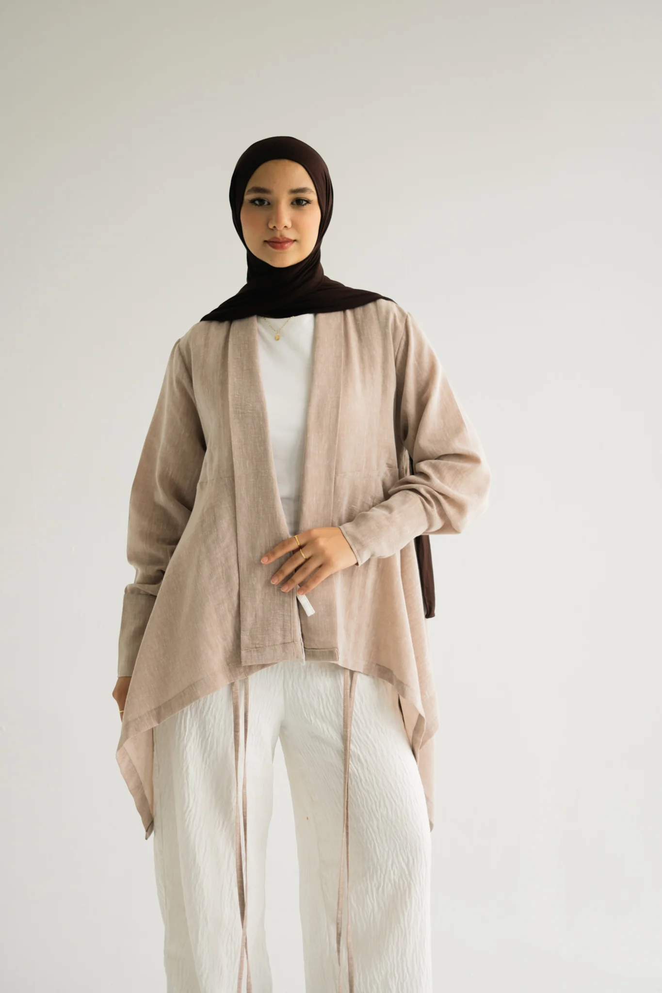 Linen Kimono Jacket - Image 3