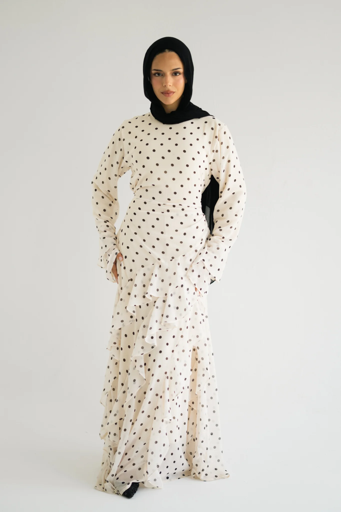 Polka Dot Maxi Dress