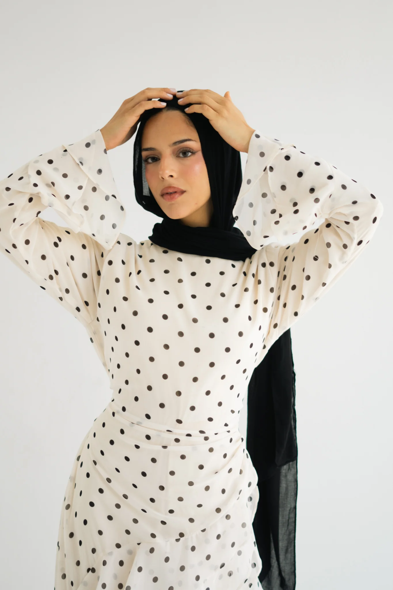 Polka Dot Maxi Dress - Image 3