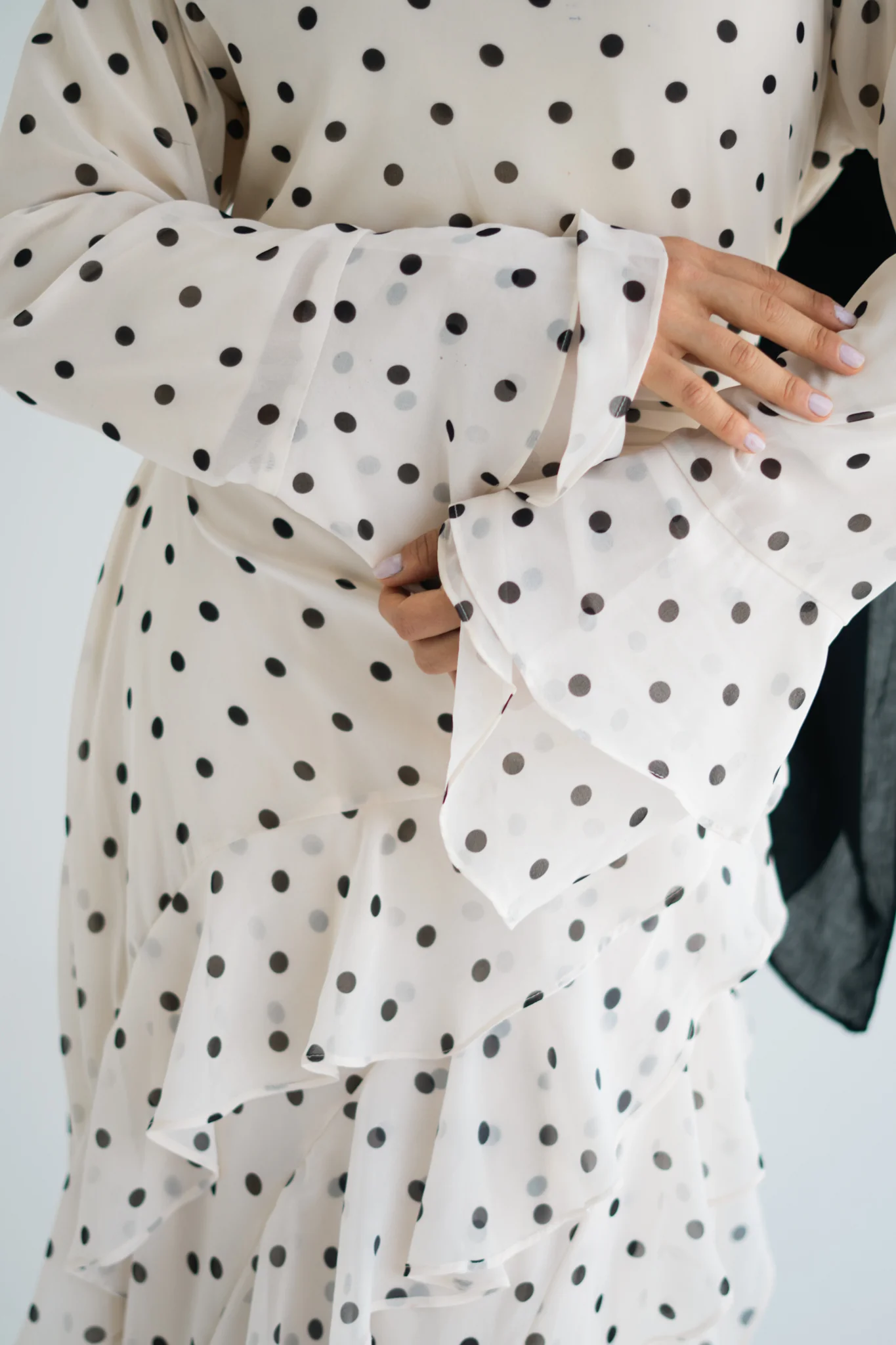 Polka Dot Maxi Dress - Image 4