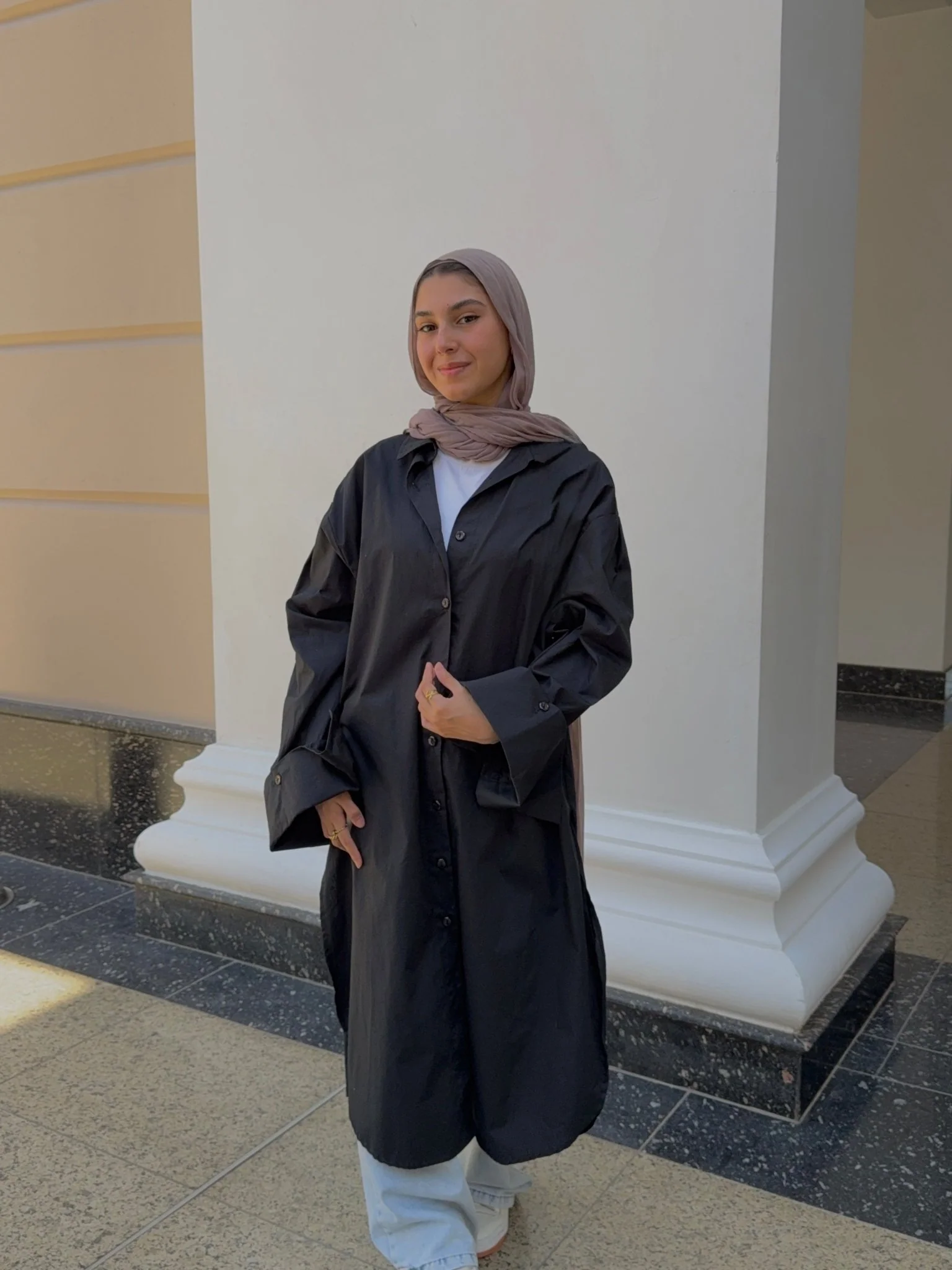 Oversized Cotton Poplin Shirt - Image 3