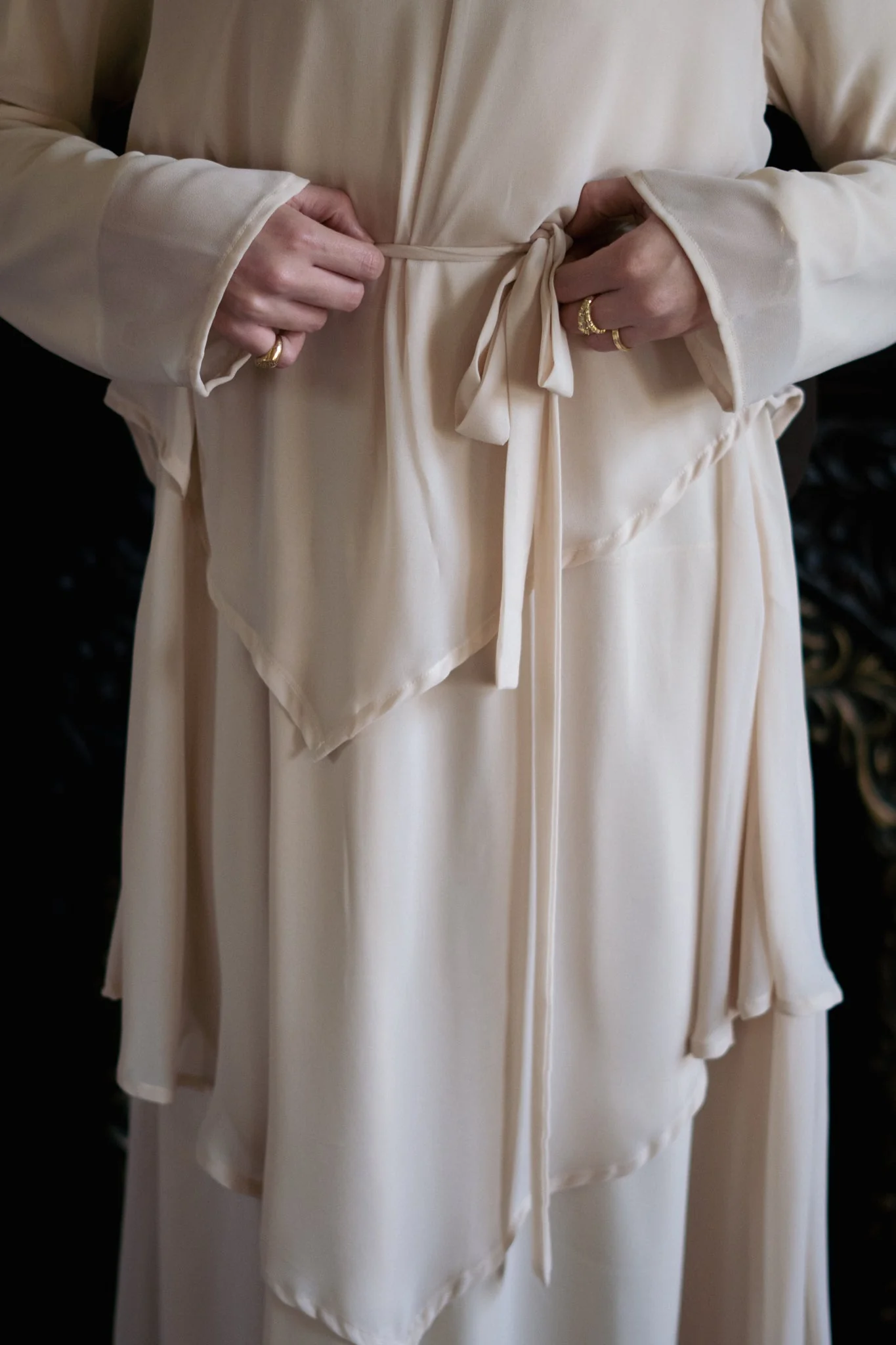 Swan chiffon dress - Image 2