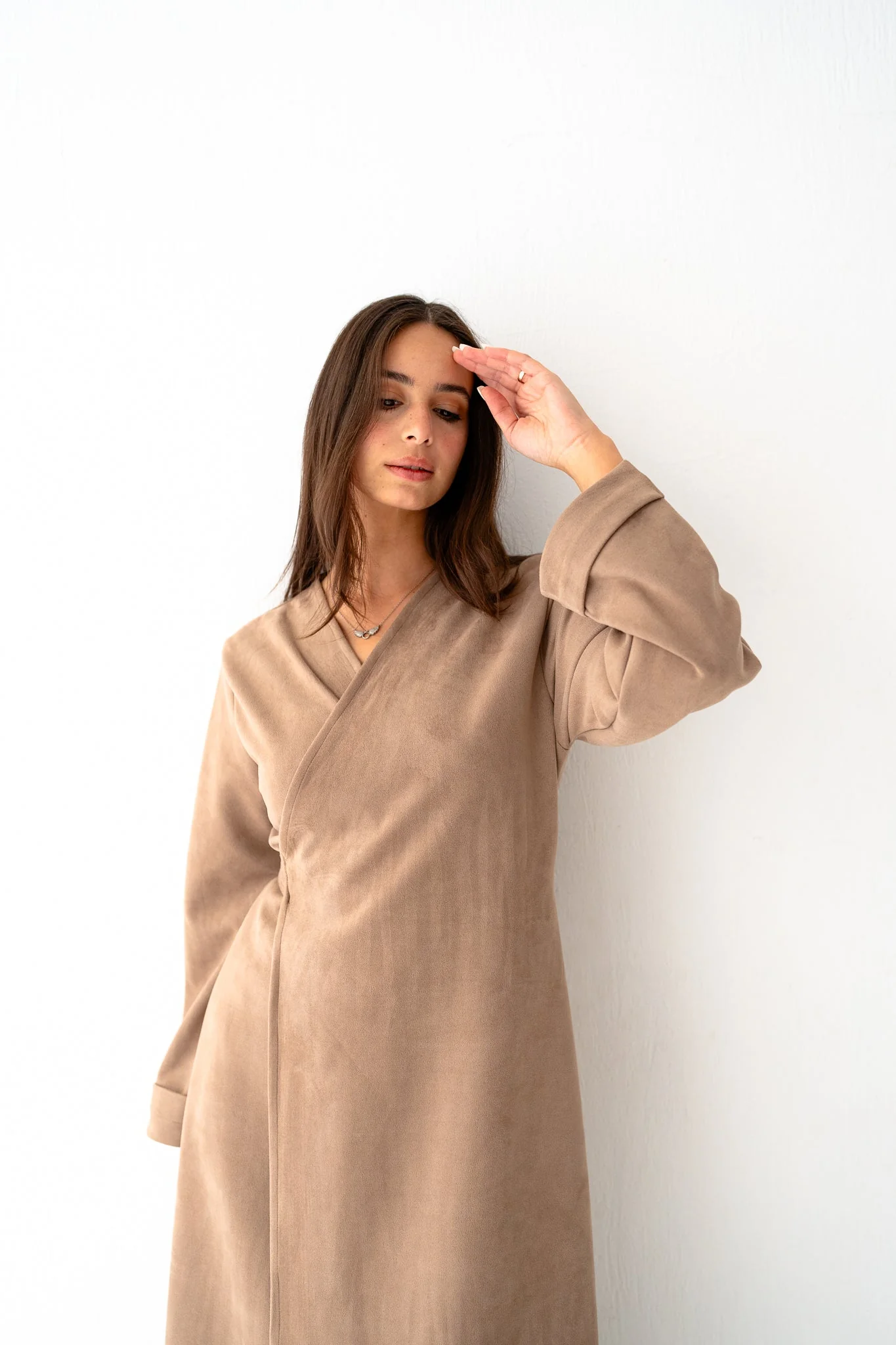 Café Latte Suede Dress - Image 4