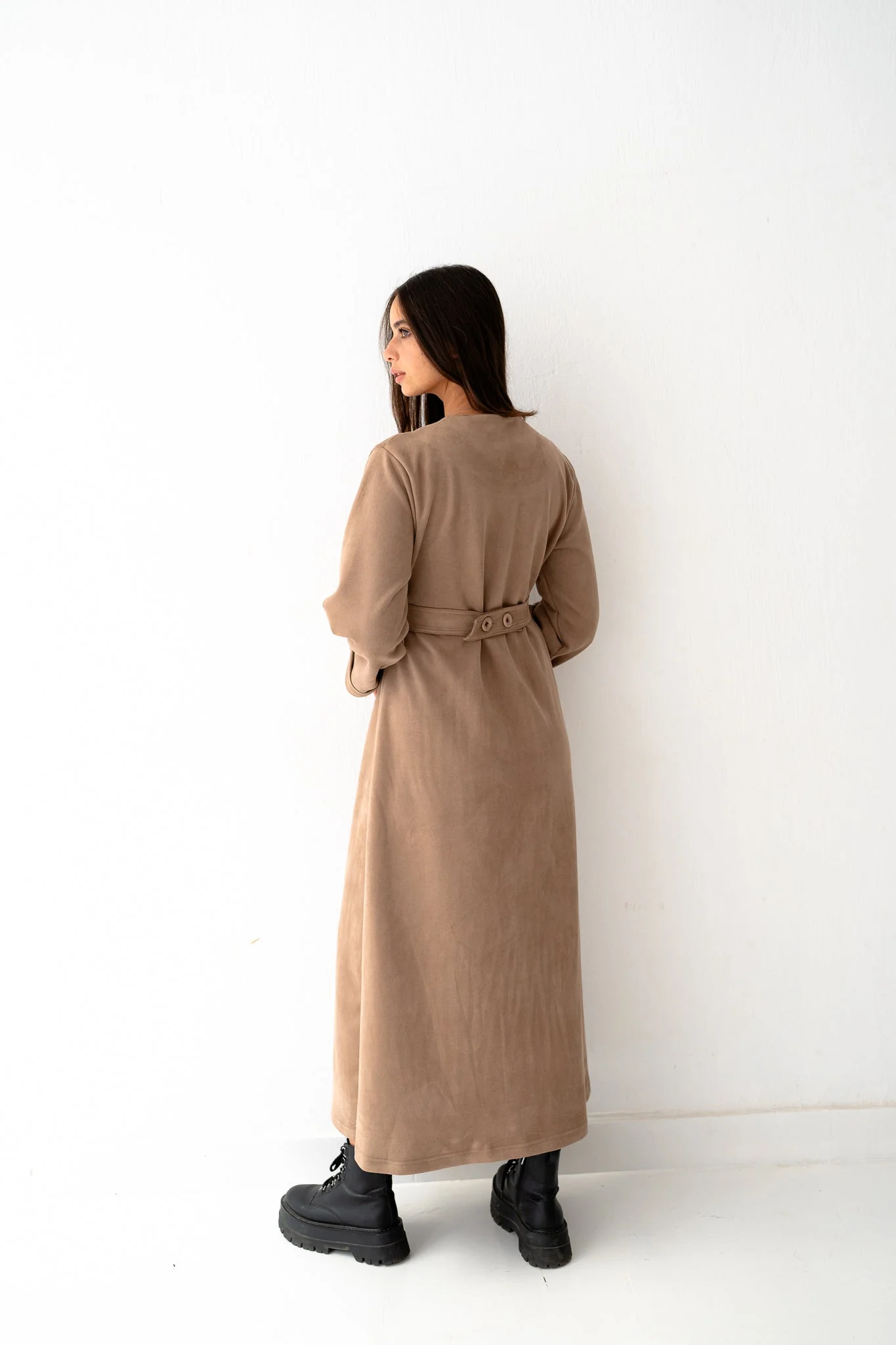 Café Latte Suede Dress - Image 5