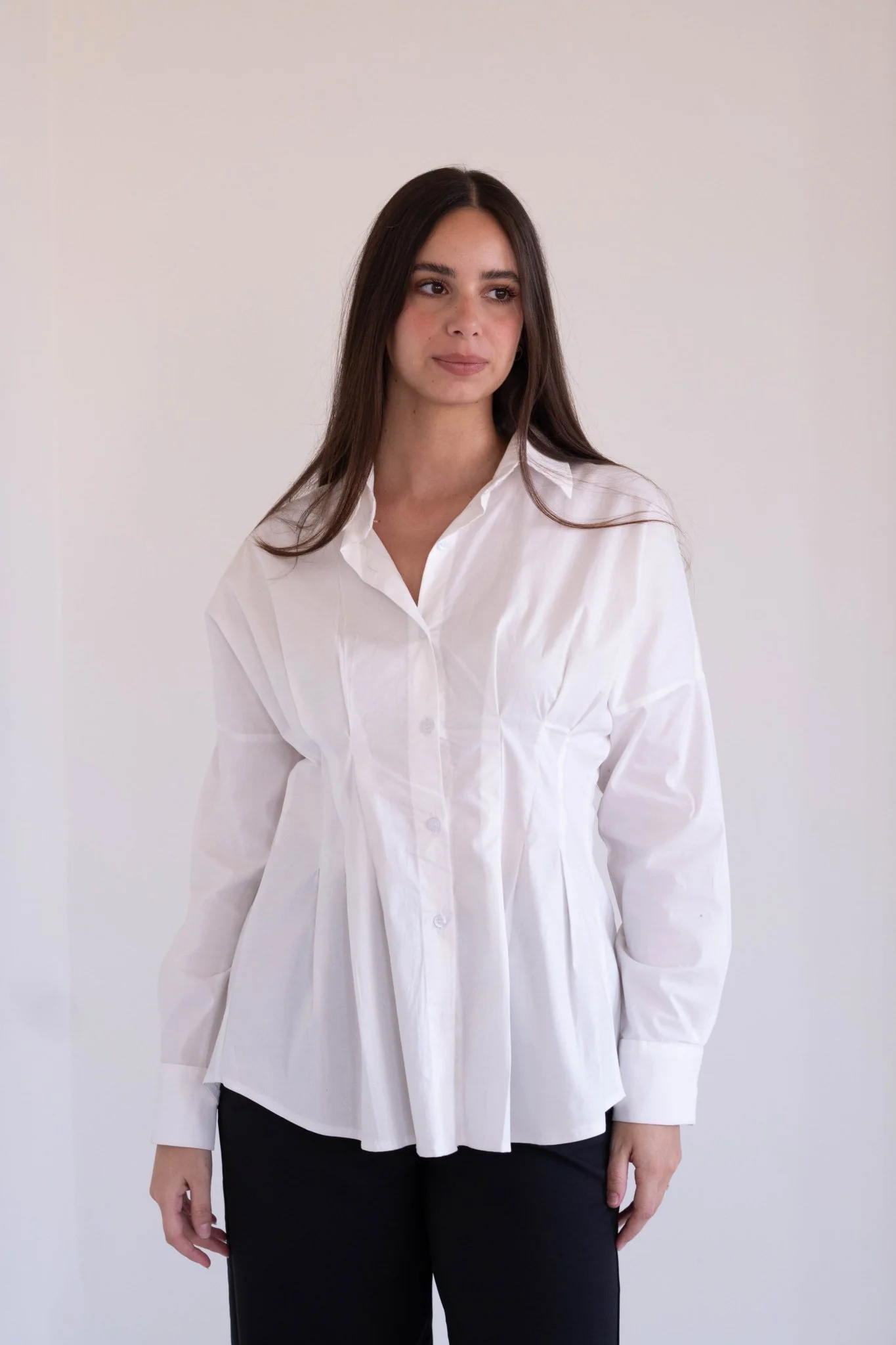 Ruffled Collared puff sleeve