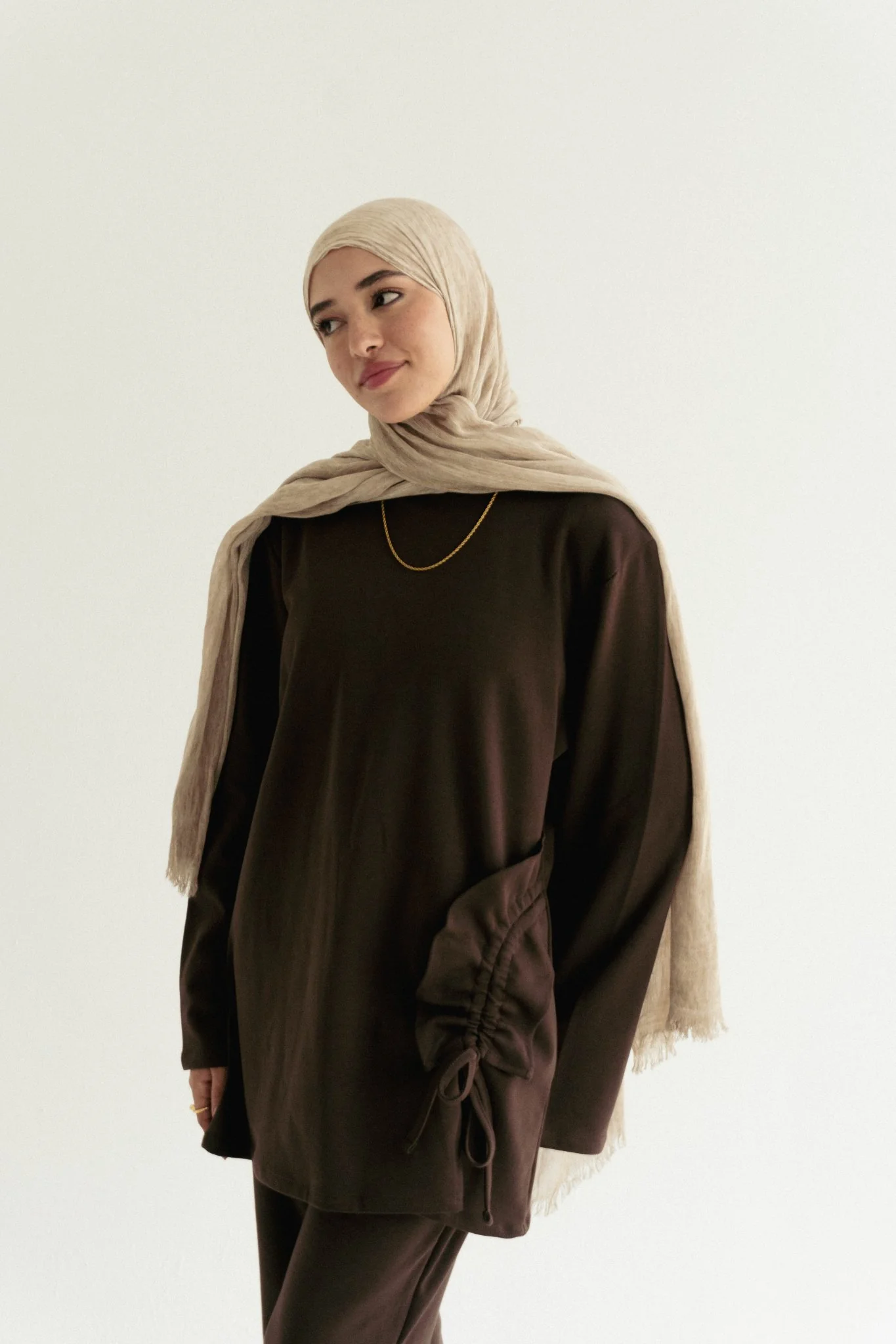 Side tie relaxed top