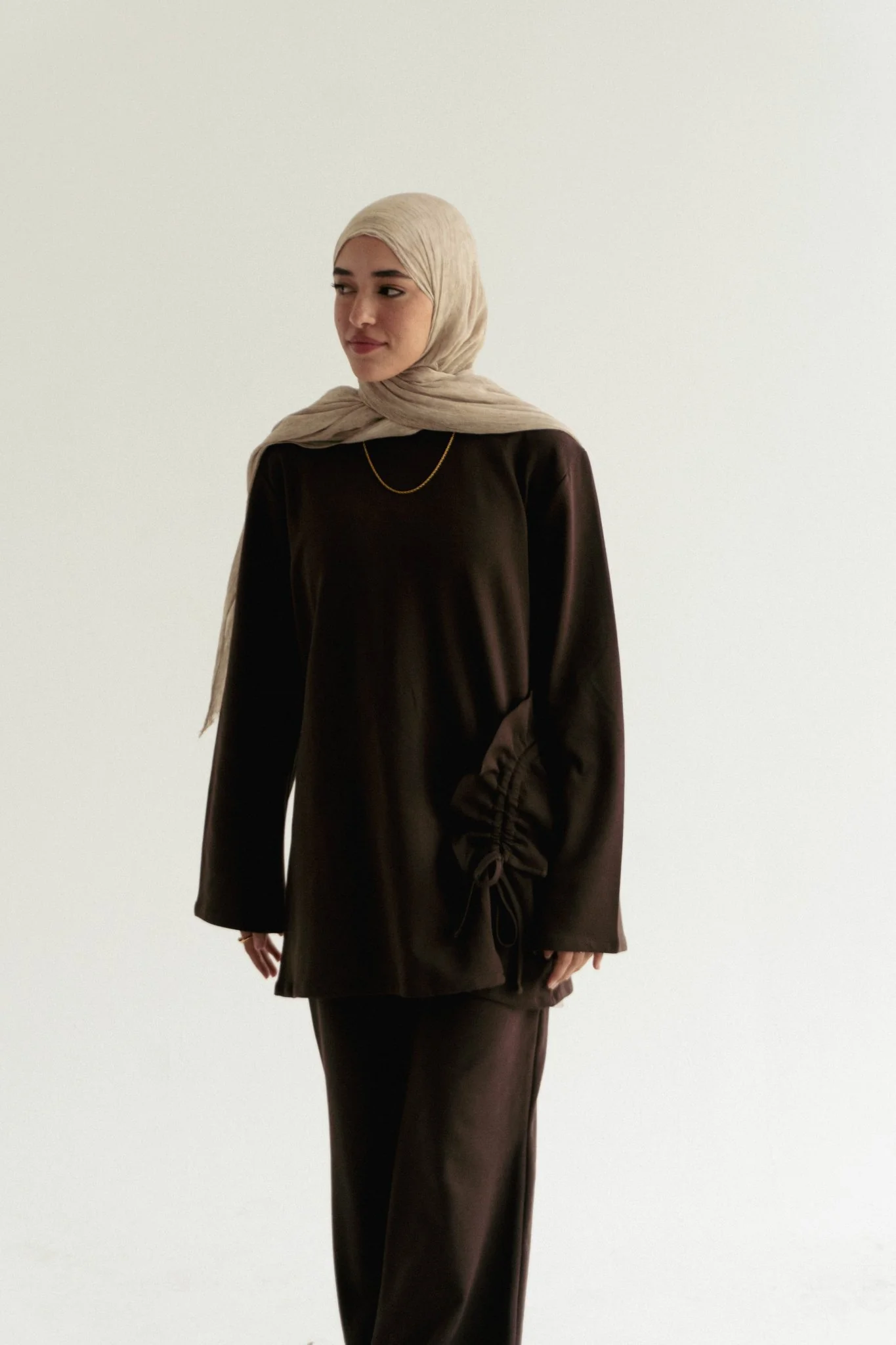 Side tie relaxed top - Image 3