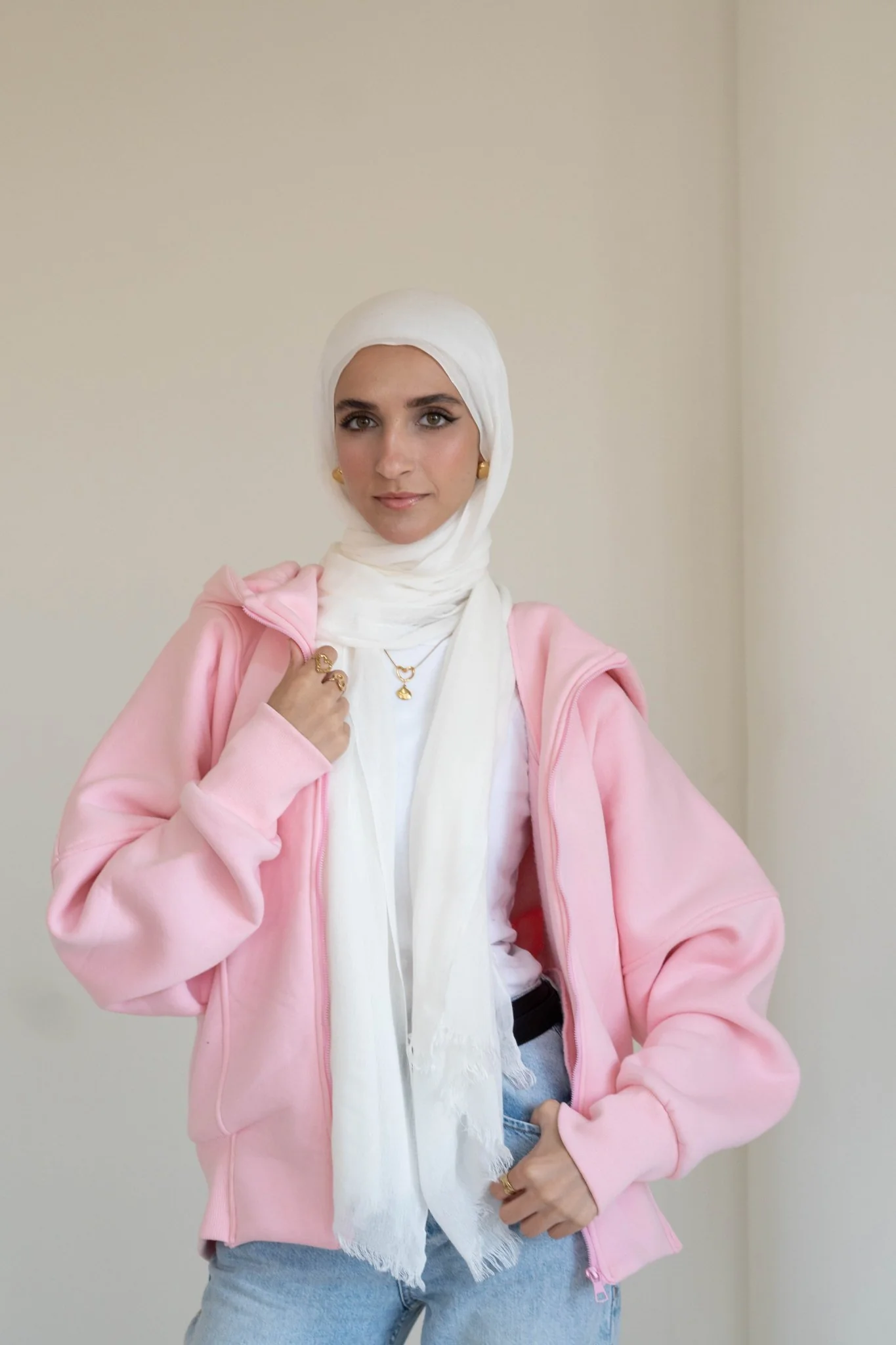 Sweatshirt | Cropped Hoodie - Image 2
