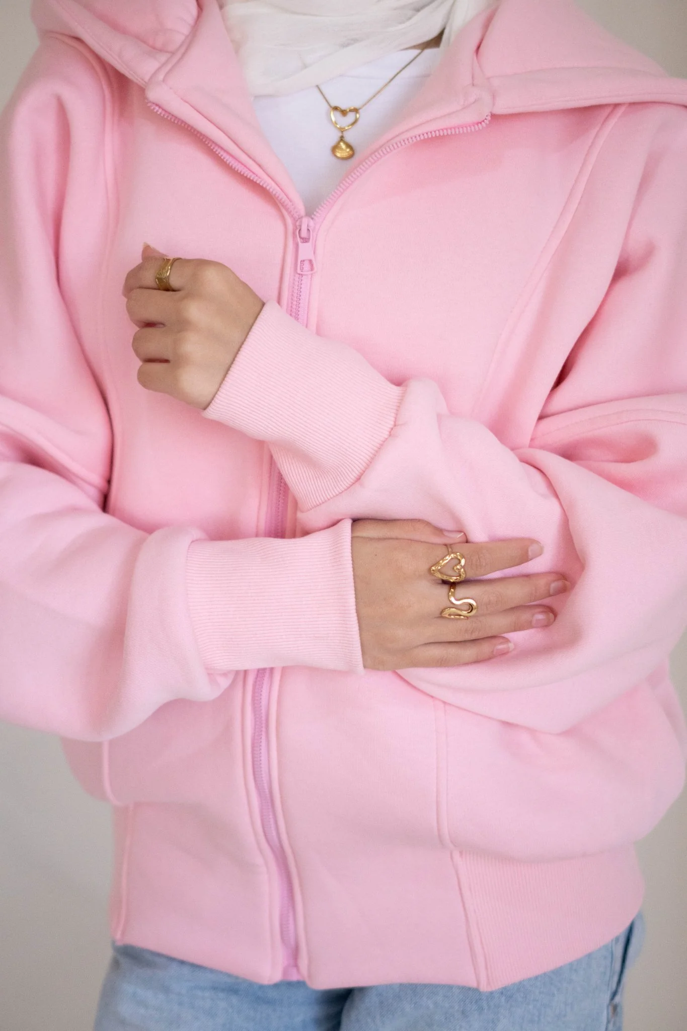Sweatshirt | Cropped Hoodie - Image 4