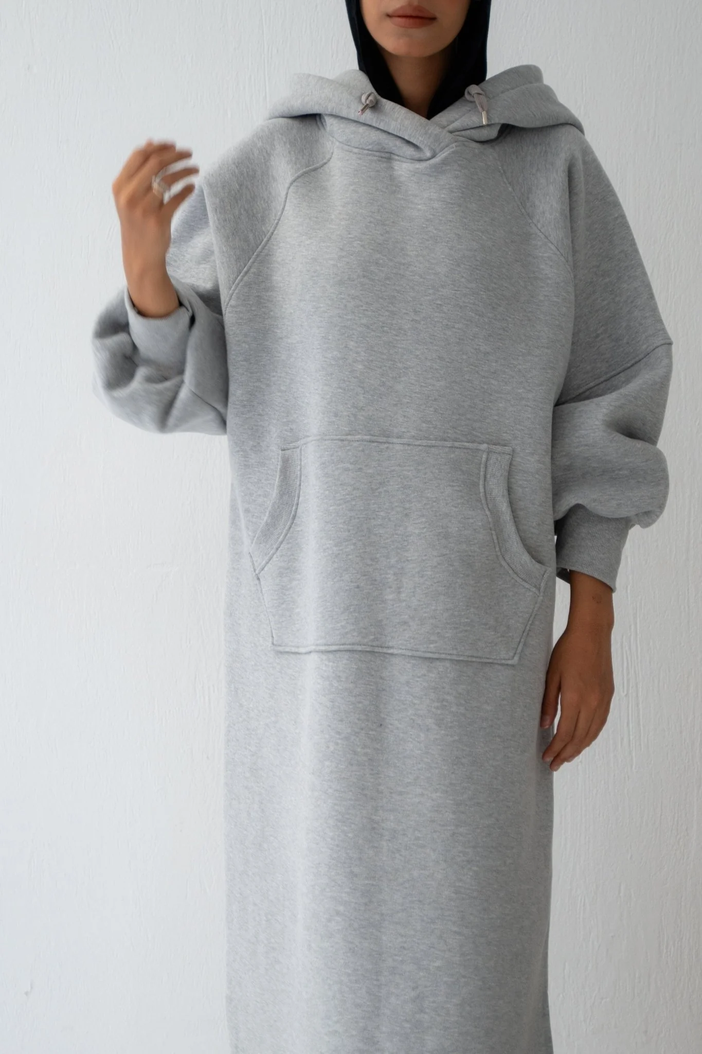 Winter Stroll dress in gray - Image 4